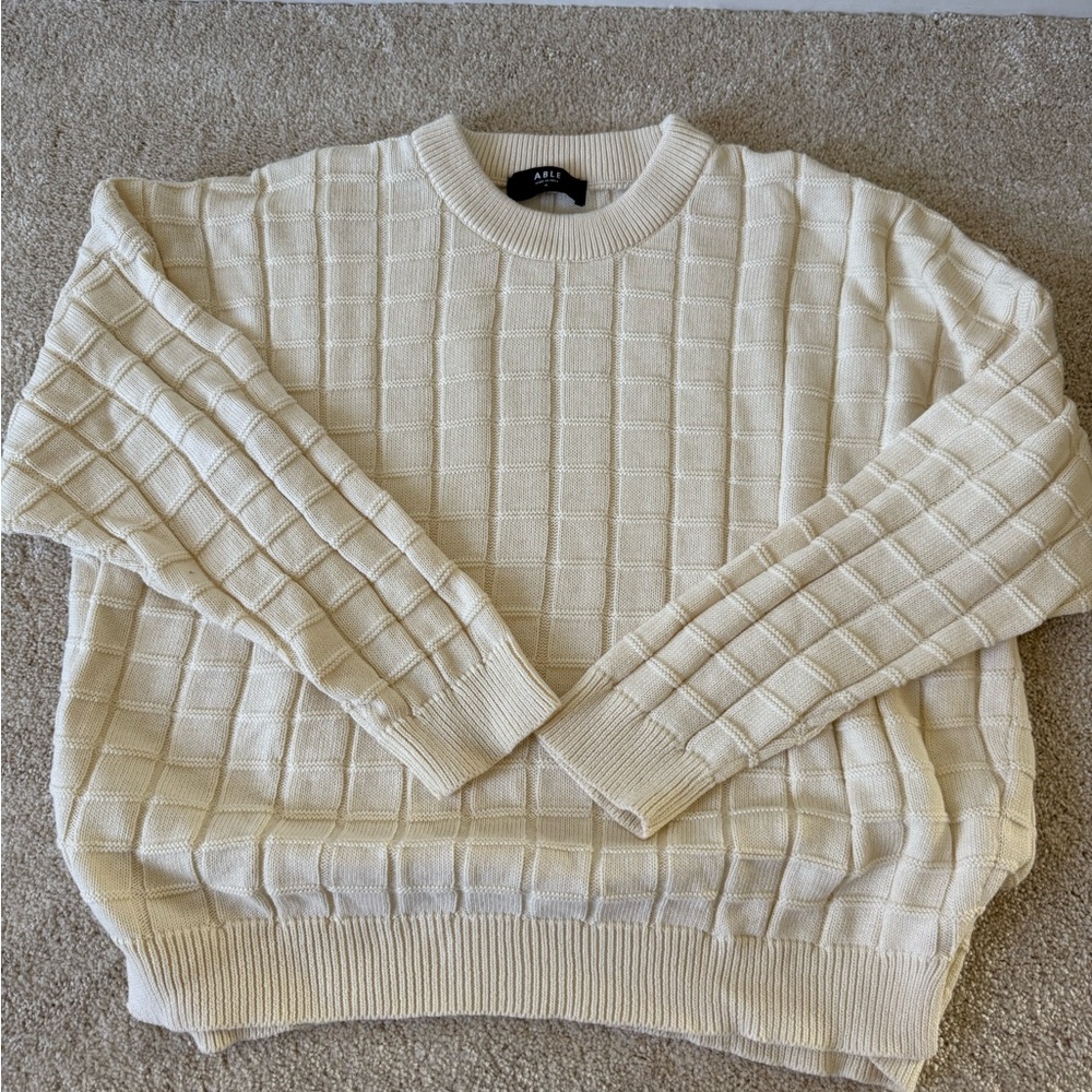 ABLE Cream Sweater
